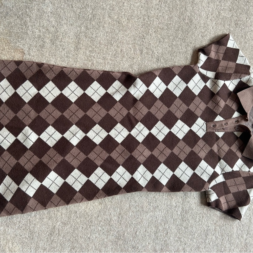 Kendall and Kylie checkered dress!!